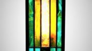 Bill Kuczmanski’s stained glass lamp.