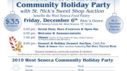This year the committee has opted to include a St. Nick’s Sweet Shop Dessert Auction.