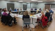 Two dozen local business leaders attended the first breakfast meeting in January.