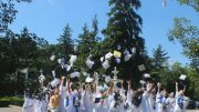 Mount Mercy’s Class of 2020 celebrates their graduation.