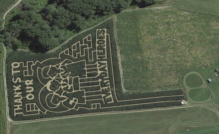 Many of Pumpkinville’s favorite attractions are still there including the Six-Acre Corn Maze!