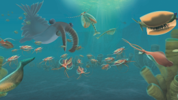 The Cambrian Sea, illustrated by Marianne Collins, © Royal Ontario Museum.