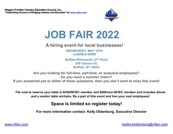 A wide variety of local employers with immediate openings will be on hand at Job Fair 2022,