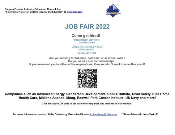 A wide variety of local employers with immediate openings will be on hand at Job Fair 2022.