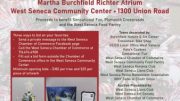 The trees and artwork will be on display for public viewing in the Martha Burchfield Richter Atrium within the West Seneca Community Center & Library, located at 1300 Union Road, beginning Wednesday, Nov. 30.