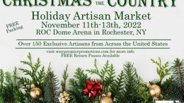 The Christmas in the Country Holiday Artisan Market returns to the Rochester Dome Arena Nov. 11-13.