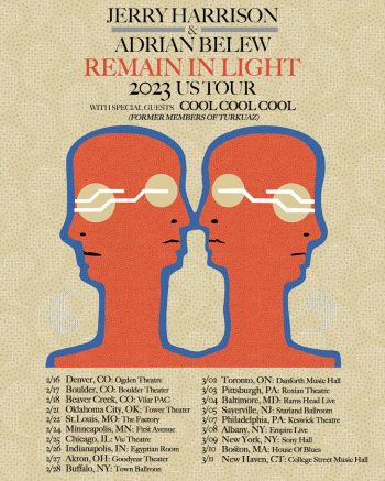 The Remain In Light tour is coming to Buffalo!