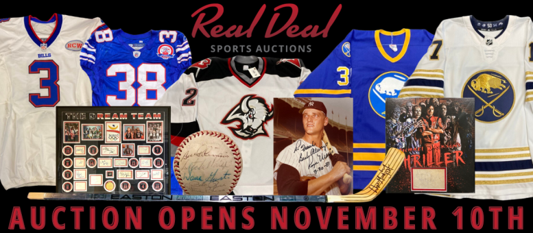 Real Deal Sports Auctions is a local, family owned and operated online auction company.