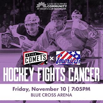 Hockey Fights Cancer is coming to Rochester.